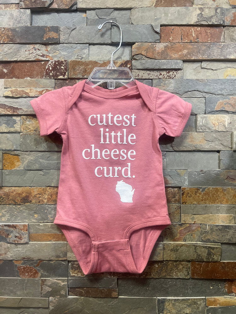Rose Cutest Little Cheese Curd Onesie