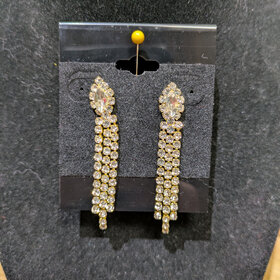 Gold Dangling Willow Earrings