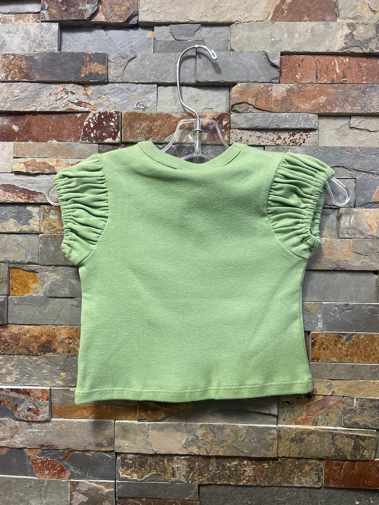 Celery Venus Short Sleeve Top, Size 4