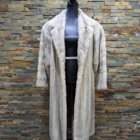 Lavender Mink Coat w/ Spiral Sleeves, Size L