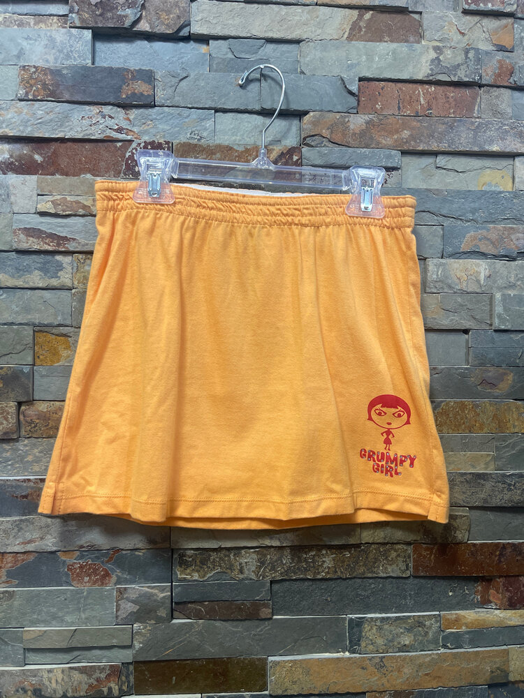Melon Grumpy Girl/Bad Hair Day Skirt, Size XL (14)