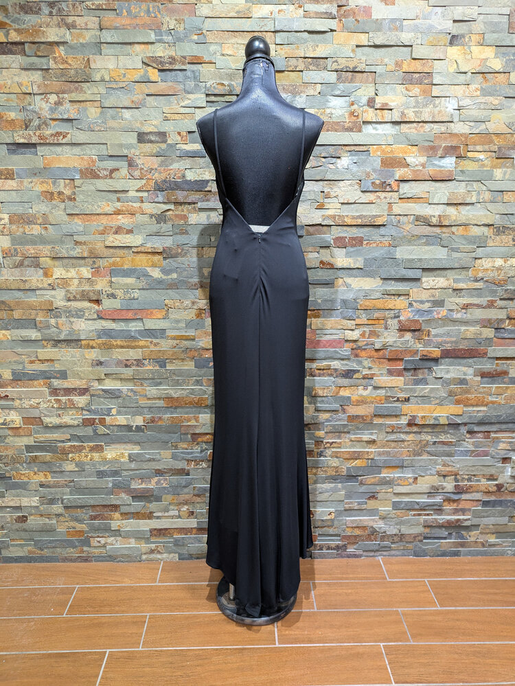 Mac Duggal Black Mac Duggal Beaded Bust Gown, Size 8