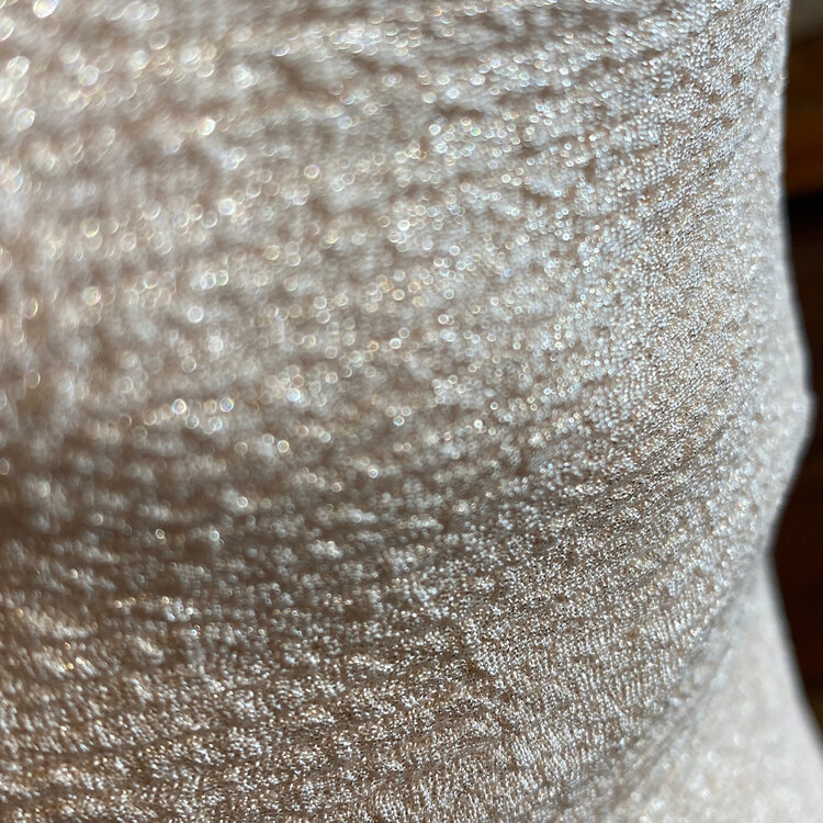 Aidan Mattox Blush Shimmer Dress