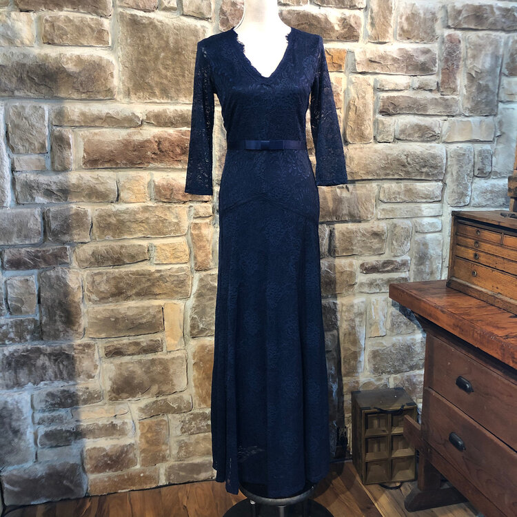 Miusol Navy Evening Gown, Size S