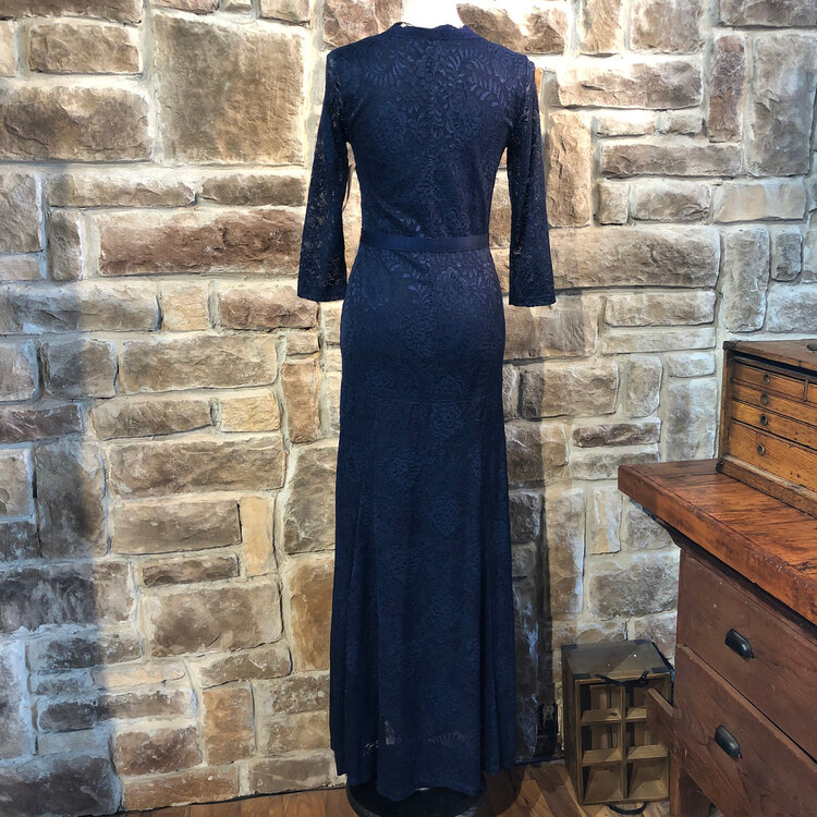 Miusol Navy Evening Gown, Size S