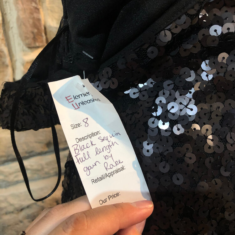 Faviana Ice Blue Chiffon Ruched Gown, Size 10