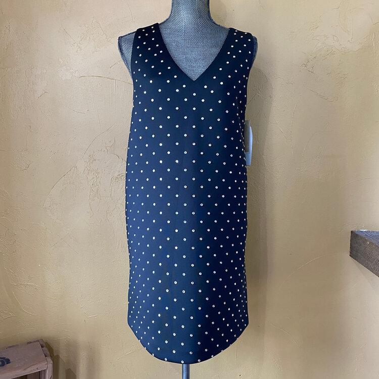 French Connection Black Rhinestone Dress