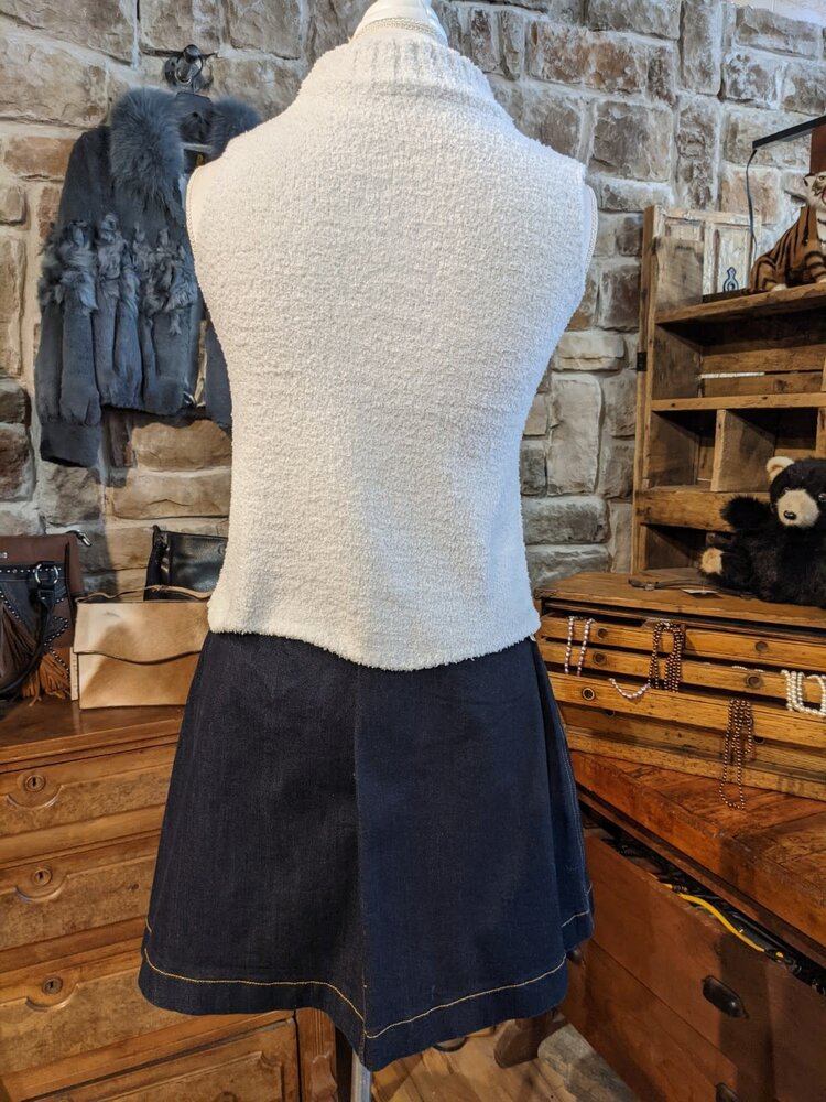 C+D+M Chenille Sleeveless Knitted Top