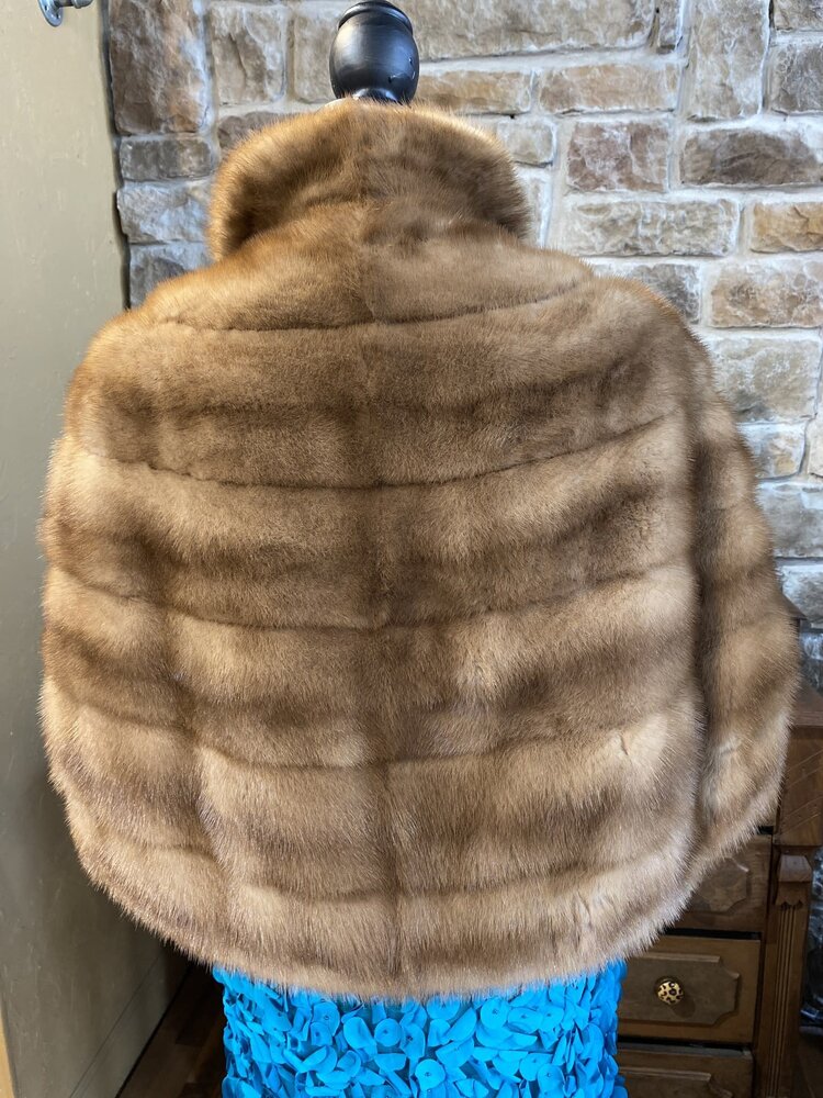 Autumn Haze Ranch Mink Stole, OS