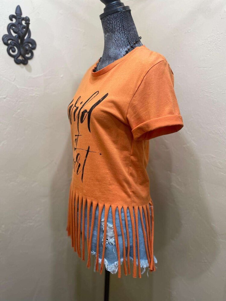 Wild at Heart T-Shirt in Burnt Orange