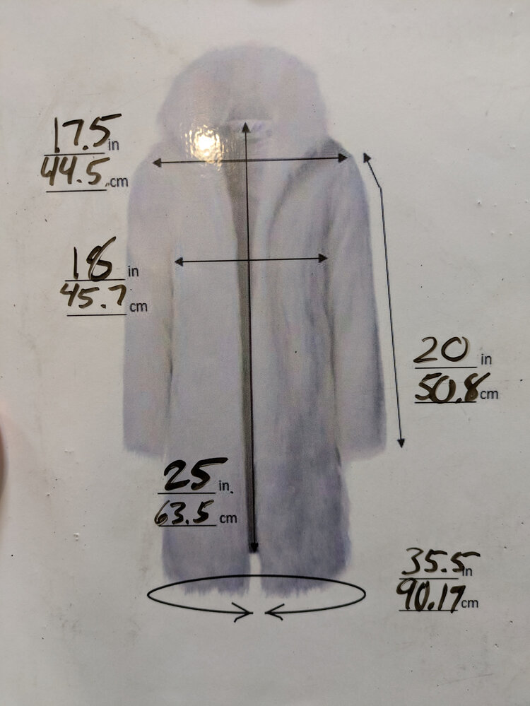 Furs By Truesdell Corded Ranch Mink Jacket, Size S