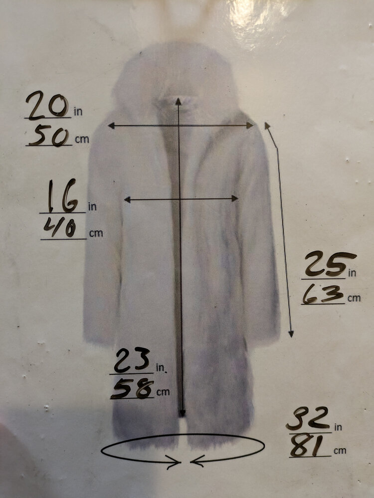 Mahogany-Dyed Raccoon Jacket, Size S