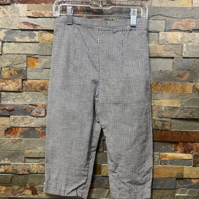 Black and White Gingham Pants, Size 5/6