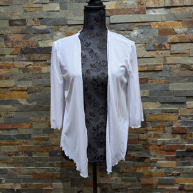 White Cardigan Bolero, Size M