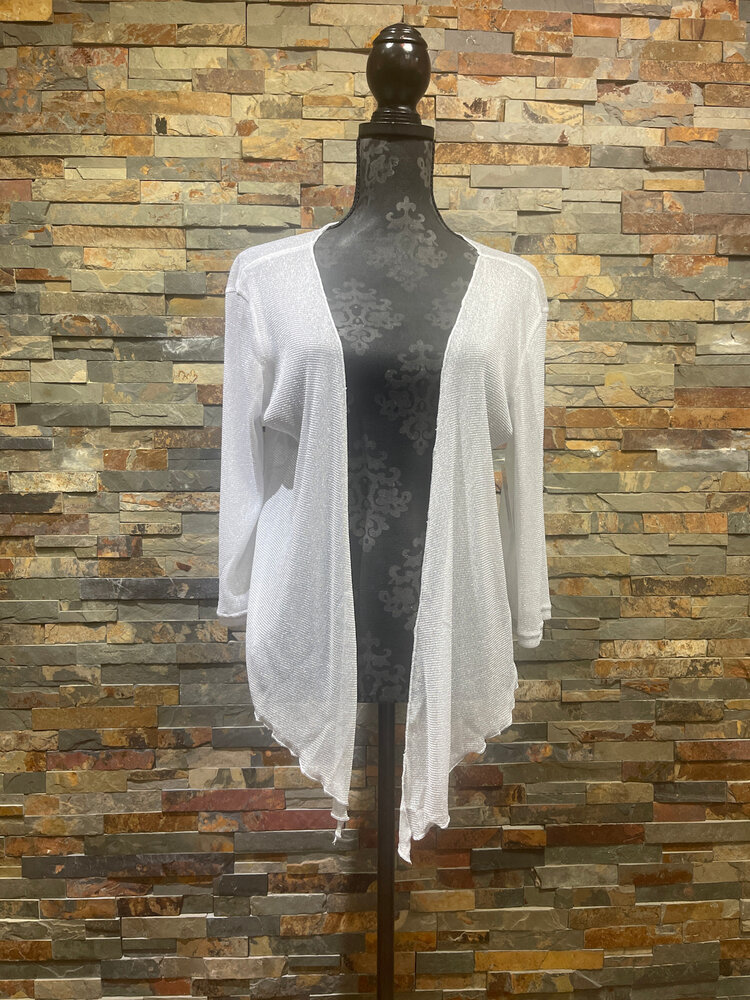 White Shimmer Lightweight Cover-Up