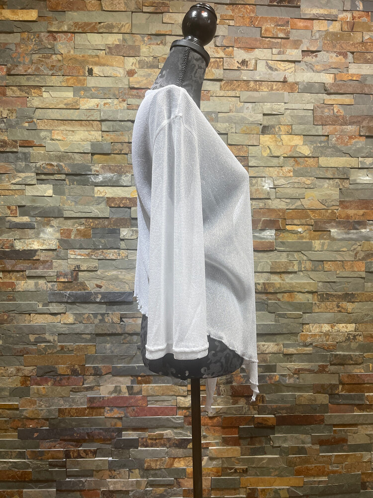 White Shimmer Lightweight Cover-Up