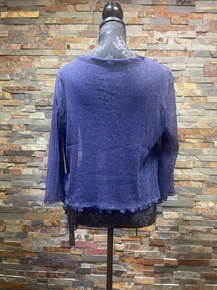 Blue Shimmer Lightweight Cover-up
