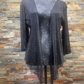 Black Shimmer Lightweight Cover-up