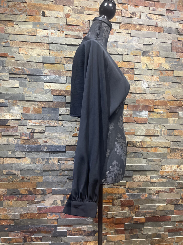 Black Longsleeve Lightweight Bolero Jacket