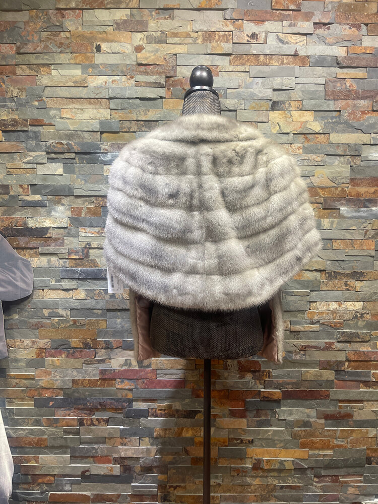 Sapphire Mink Stole, Size O/S