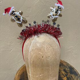 Sequin Gingerbread Headband, O/S