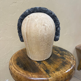 Gray Persian Lamb Headband