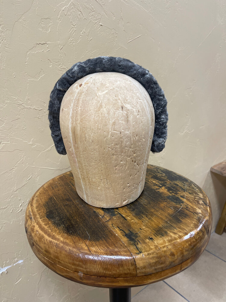 Gray Persian Lamb Headband