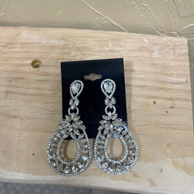 Mix Crystal Drop Chandelier Earrings