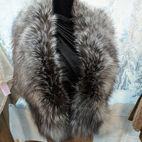 Silver Fox Scarf 48"
