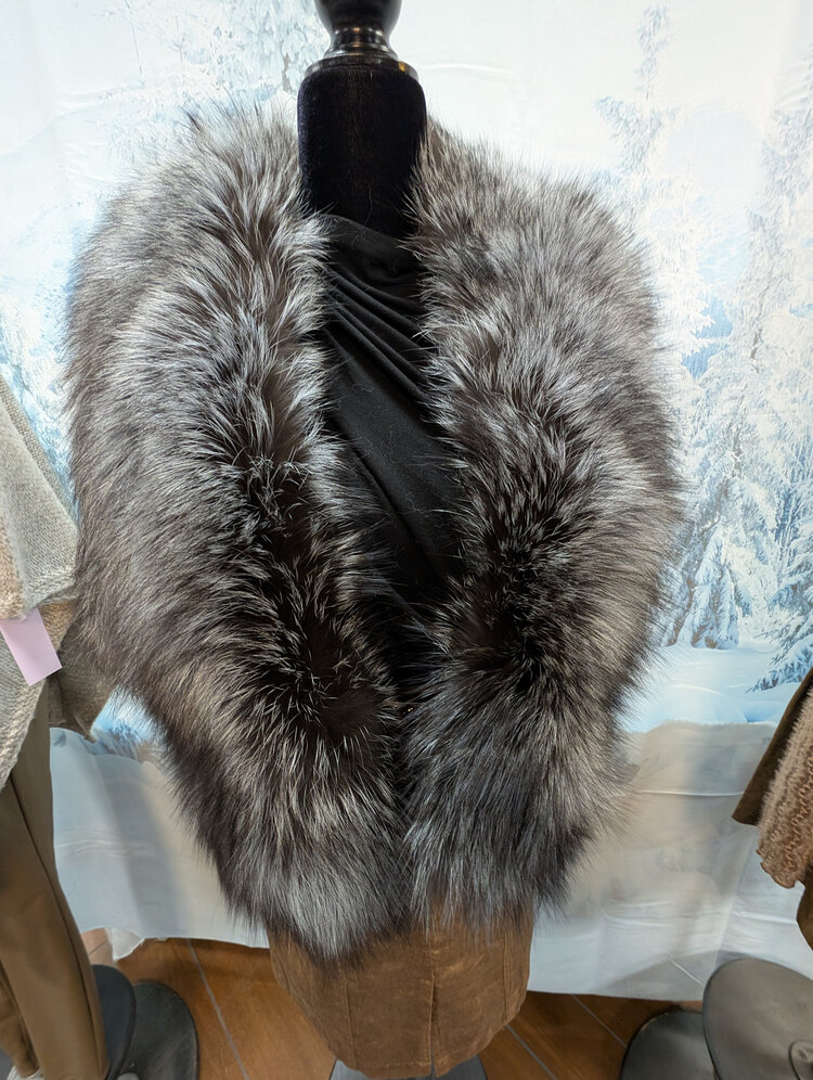 Silver Fox Scarf 48"