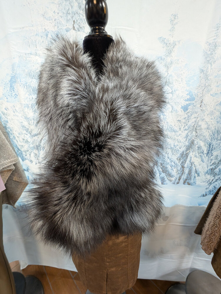 Silver Fox Scarf 48"