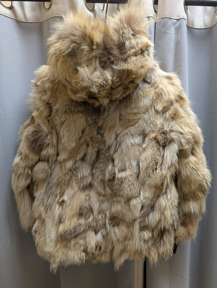 Coyote Sections Parka with Zipper Front, Size XS