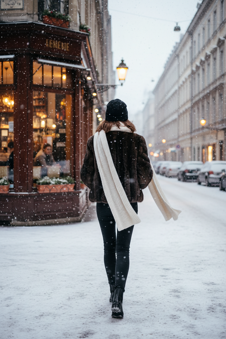 Dark Ranch Mink Sections Jacket, Size S