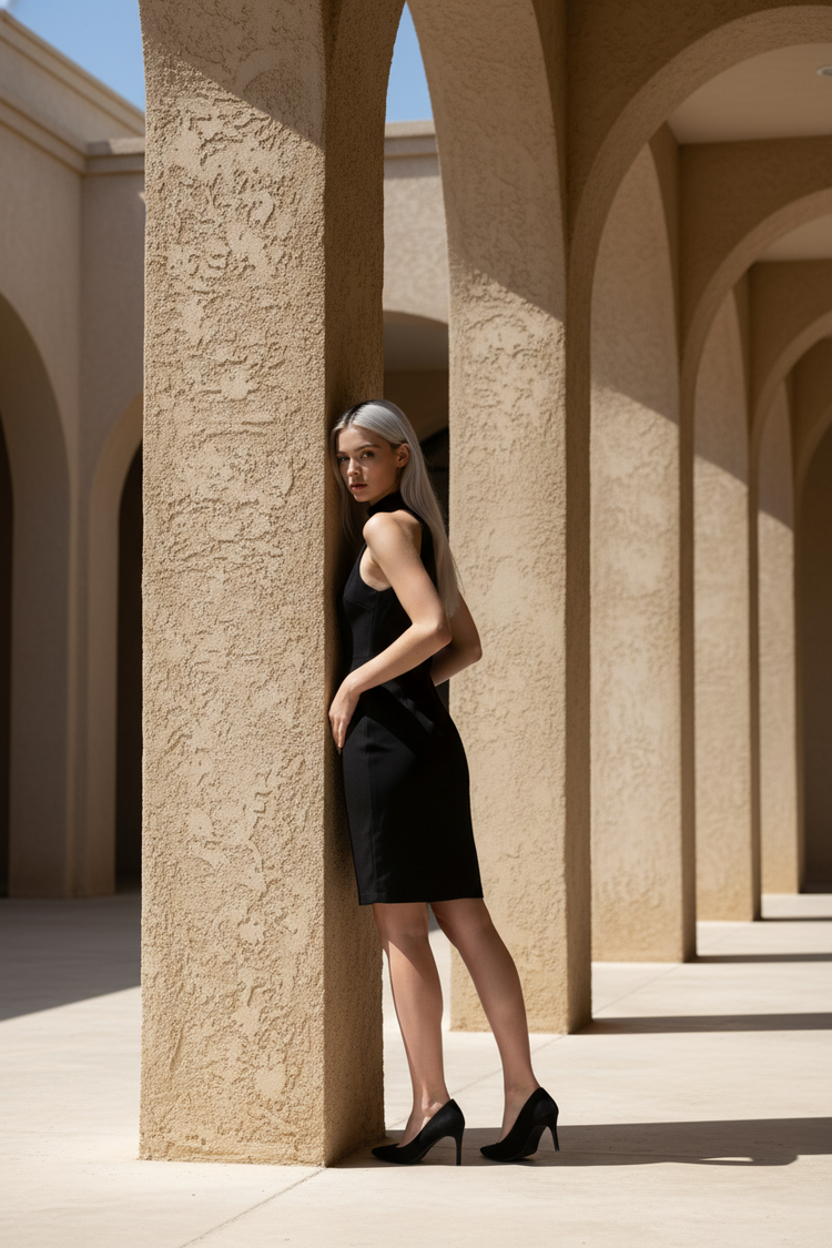 Ralph Lauren Black Classic Sheath, Size 12