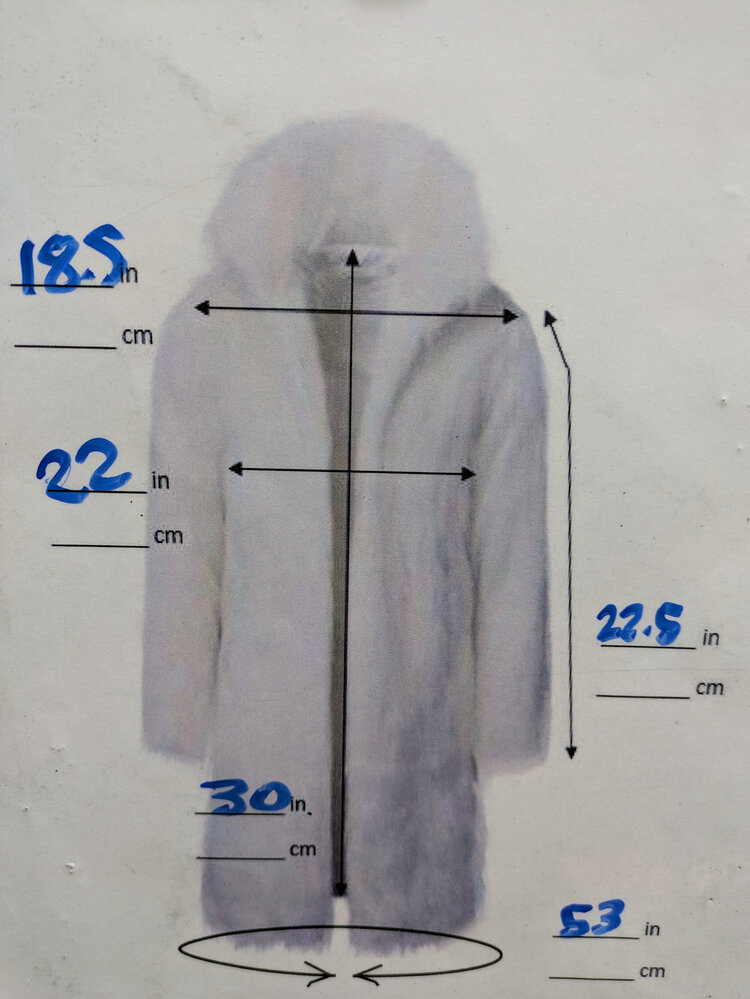 American Grey Fox Jacket Size M