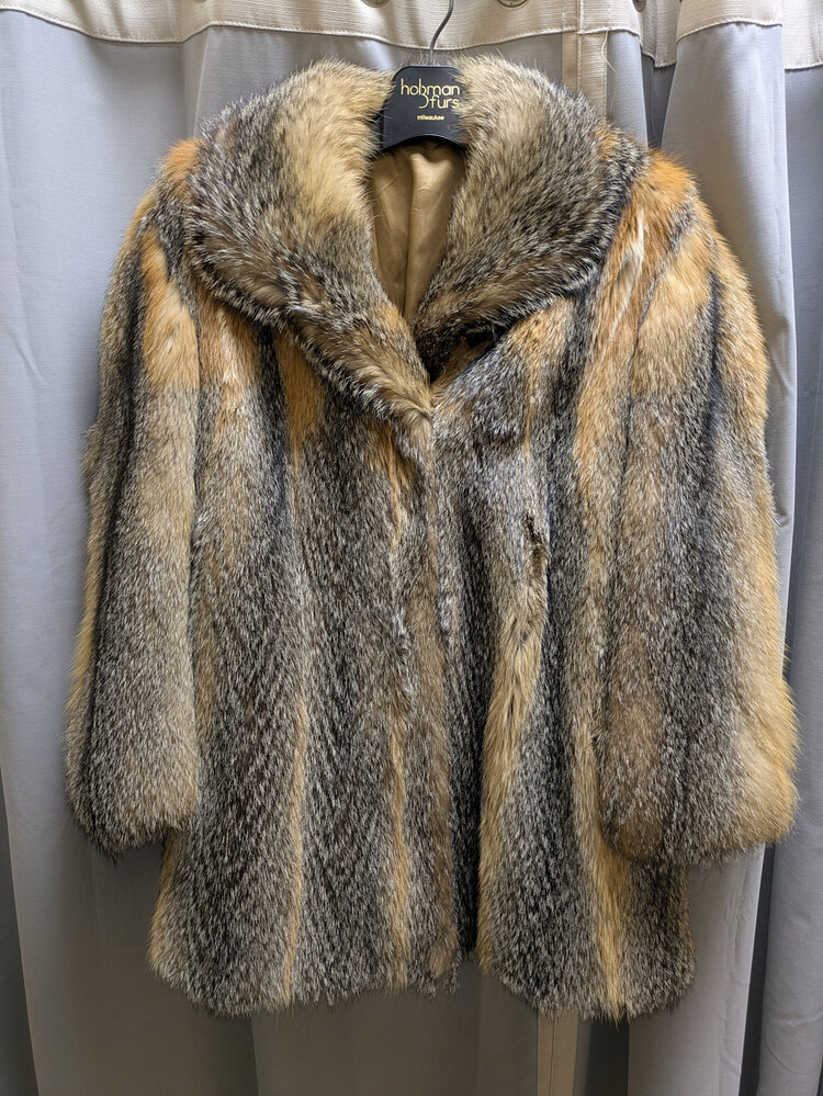 American Grey Fox Jacket Size M