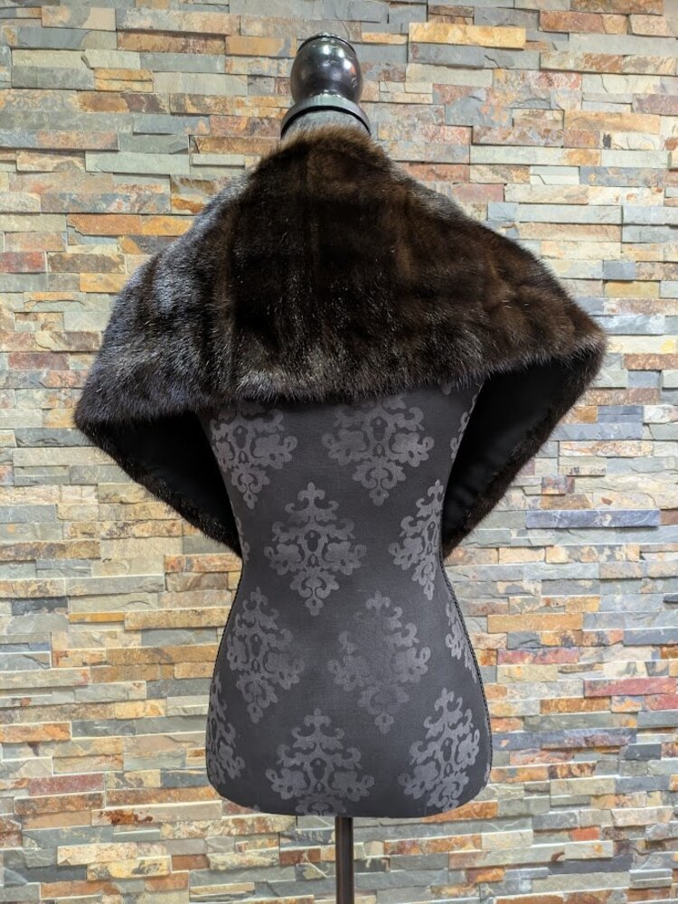 Ranch Brown Mink Fur Classic Stole