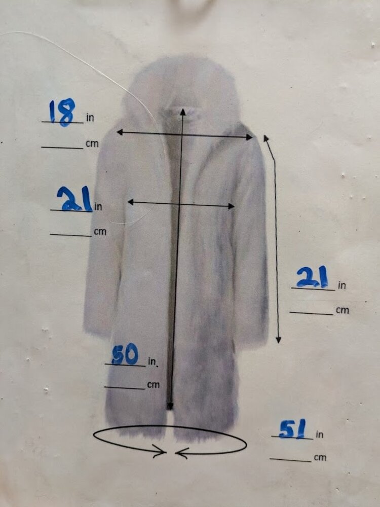 Very Dark Brown Gucci Mink Full Length Sz M