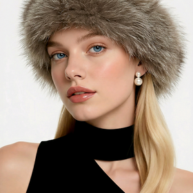 Elements Unleashed Finnraccoon Tanuki Fur Cossack Hat