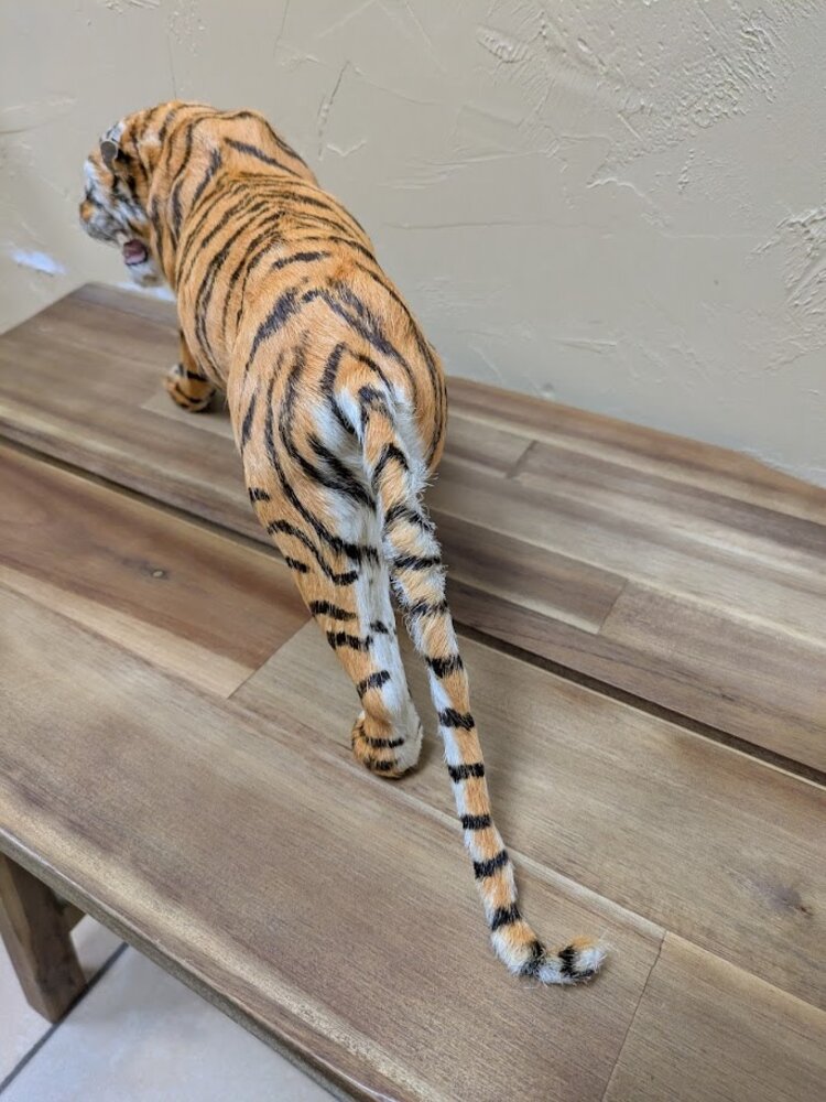 Real Fur Calfskin Tiger Figure