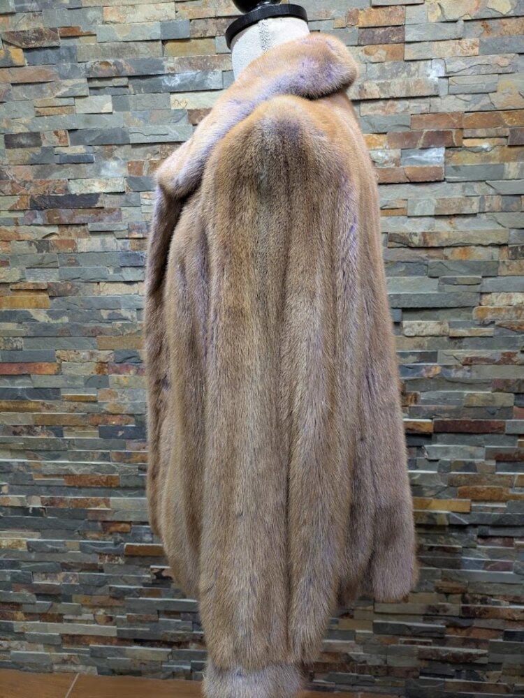 Lilac Shadow Autumn Haze Mink Jacket, Size M/L