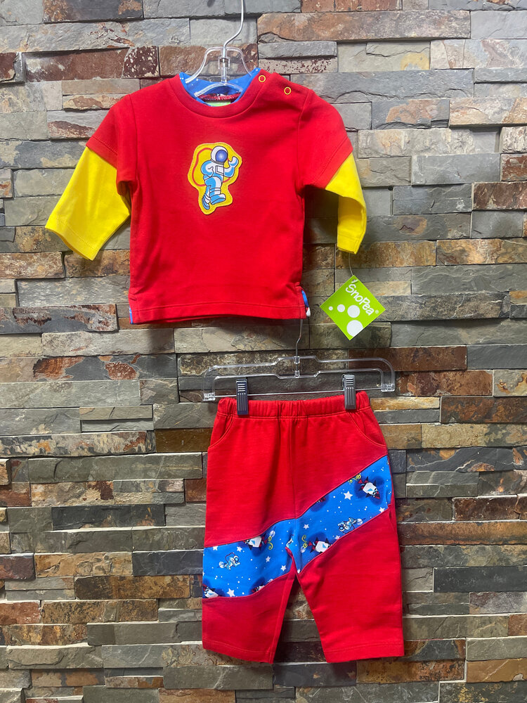 Red Astronaut Pantset