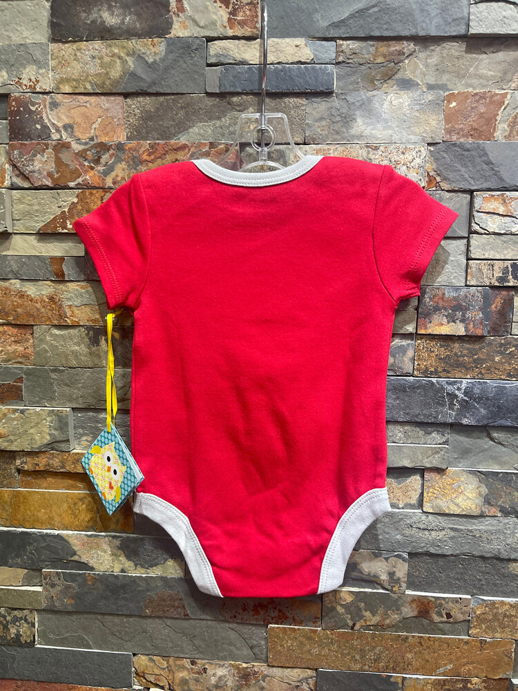 Red Onesie with Puppy