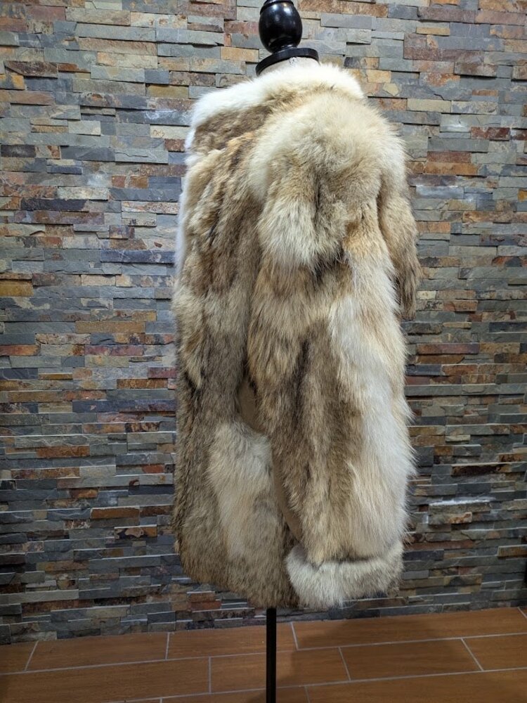 Western Coyote Jacket w Suede Sides, size XL