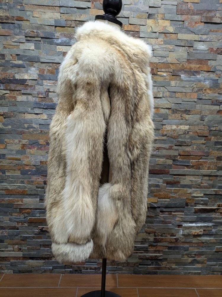 Western Coyote Jacket w Suede Sides, size XL
