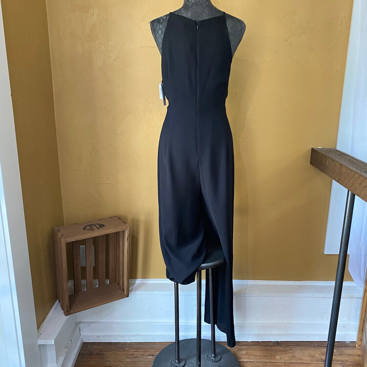 19 Cooper Black Jumpsuit with Front Tie