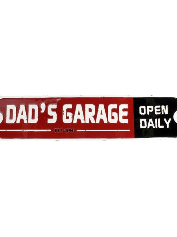 Affiche en métal -  Dad's Garage