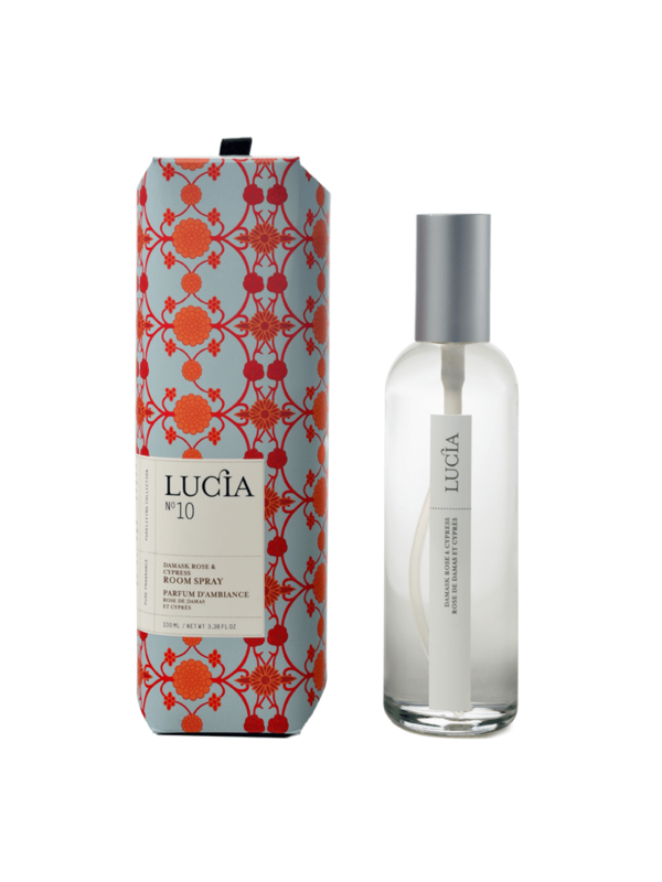 Lucia # 10: Parfum d'ambiance rose de damas et cyprès (100 ml)