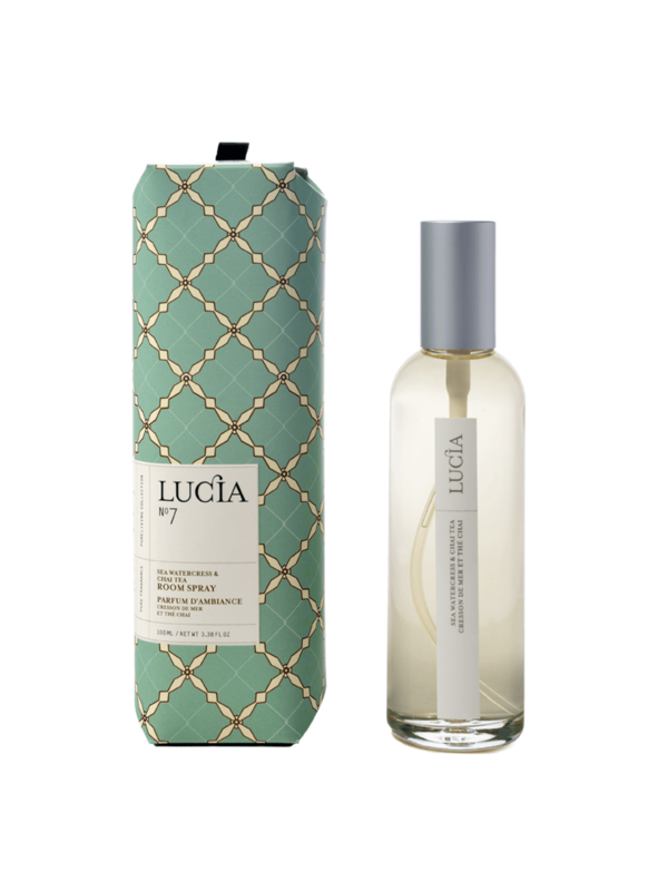 Lucia # 7: Parfum d'ambiance cresson de mer et thé chai (100 ml)