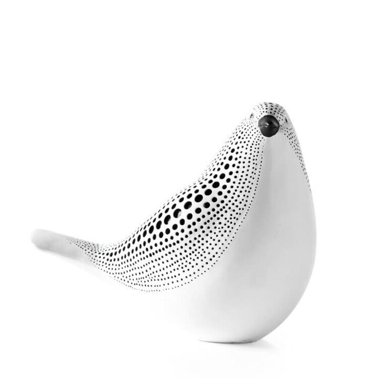 Oiseau décoratif blanc